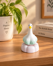 Charming Duck Tabletop Decor - Purple