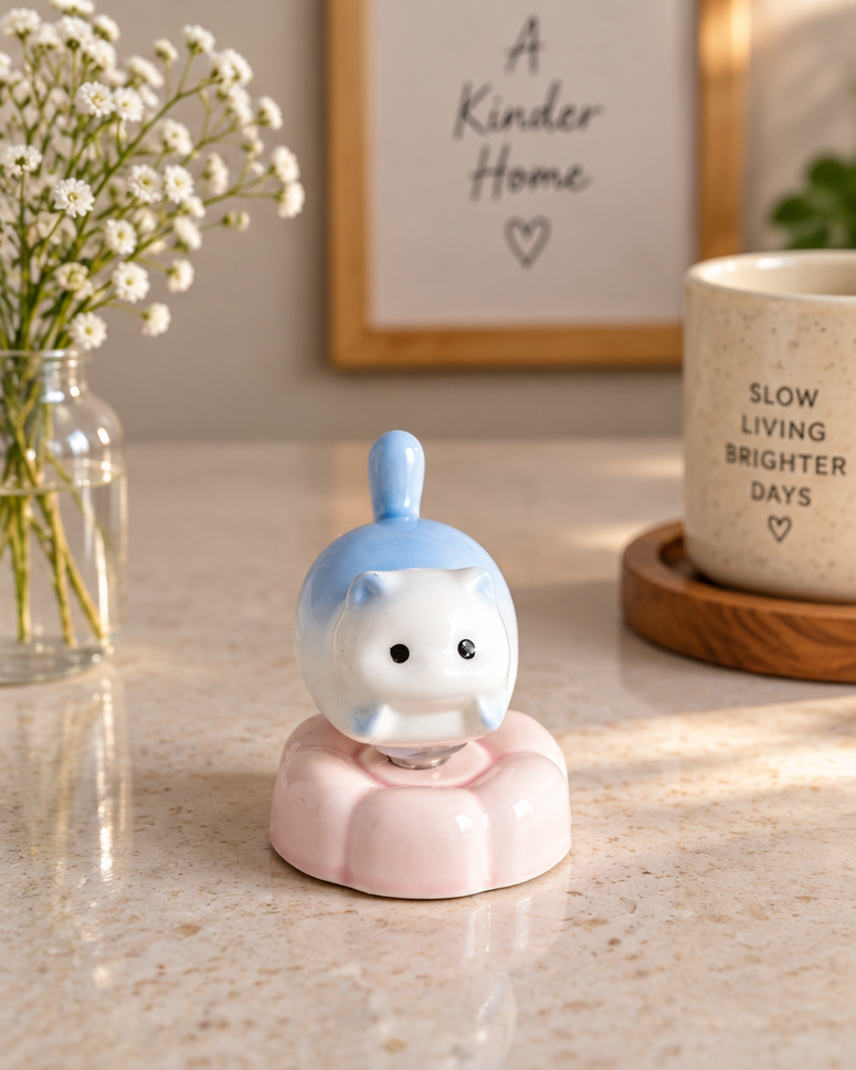 Cute Seal Tabletop Decor - Blue