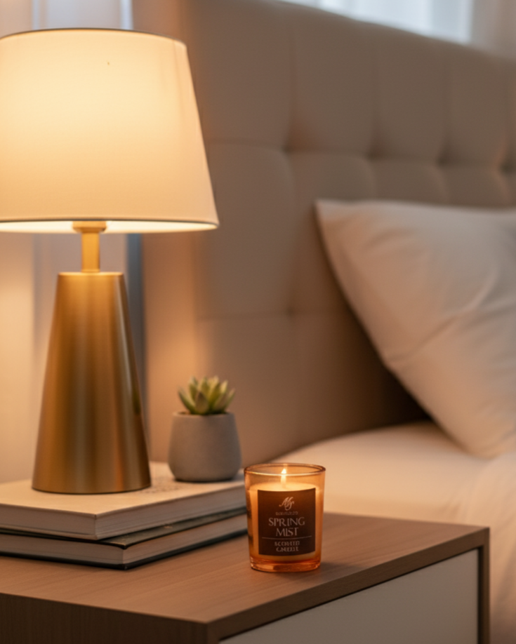 Spring Mist Aroma Candle & Reed Diffuser Set 