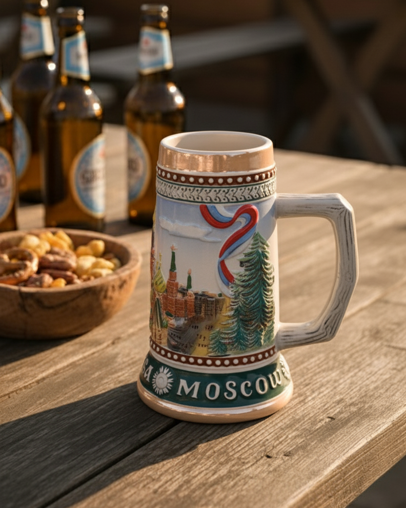 Moscow Heritage Vintage Stein Beer Mug 