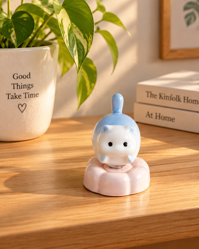 Cute Seal Tabletop Decor - Blue