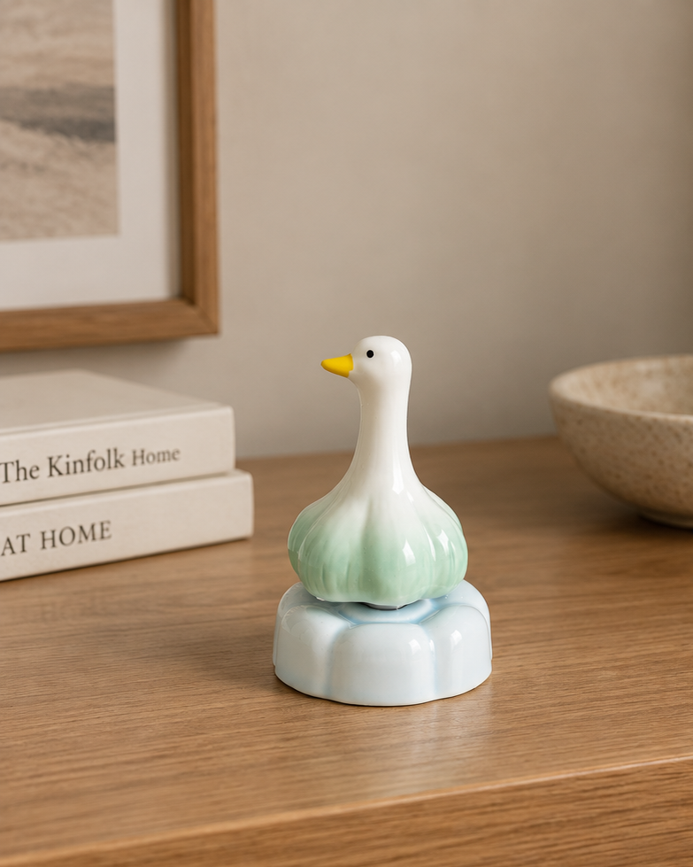 Charming Duck Tabletop Decor - Blue