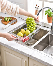 Adjustable Sink Strainer Washing Basket