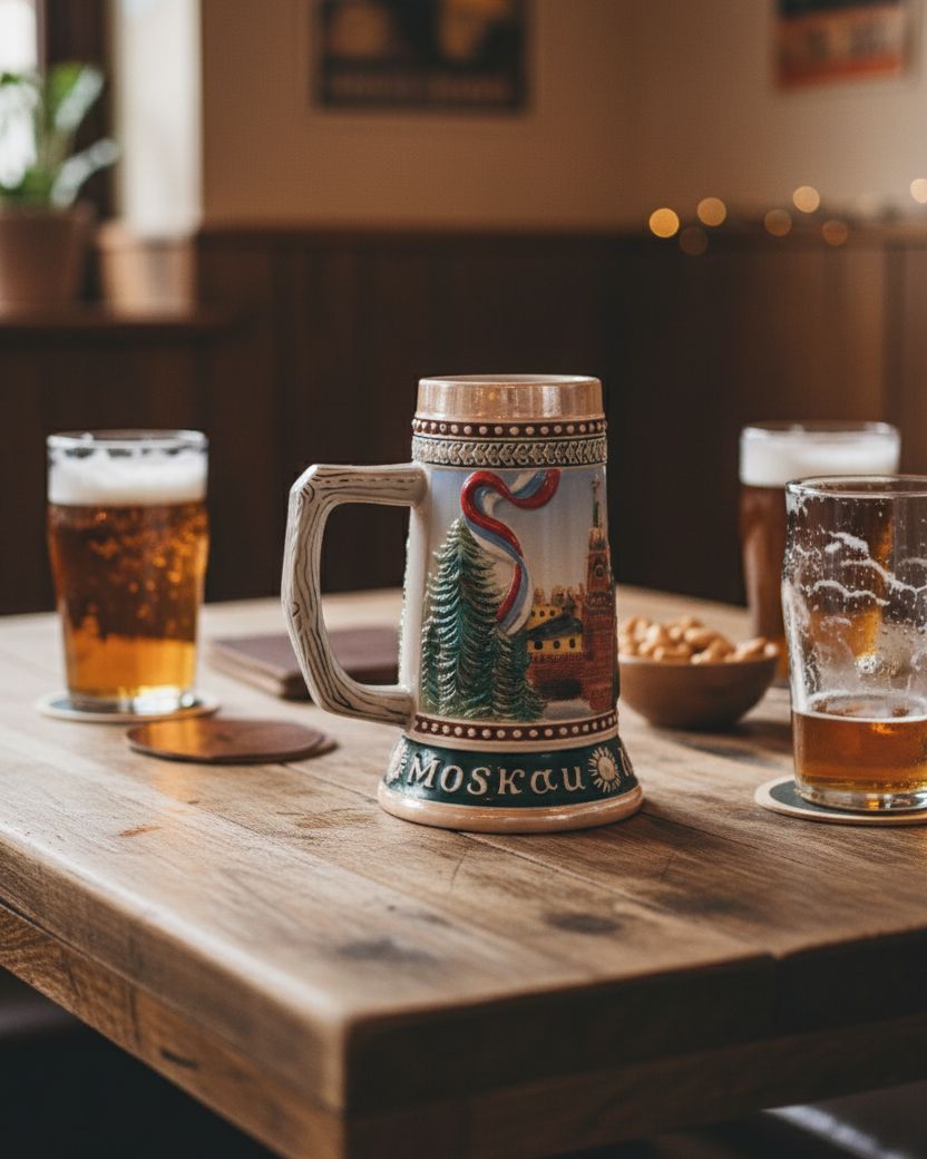 Moscow Heritage Vintage Stein Beer Mug 