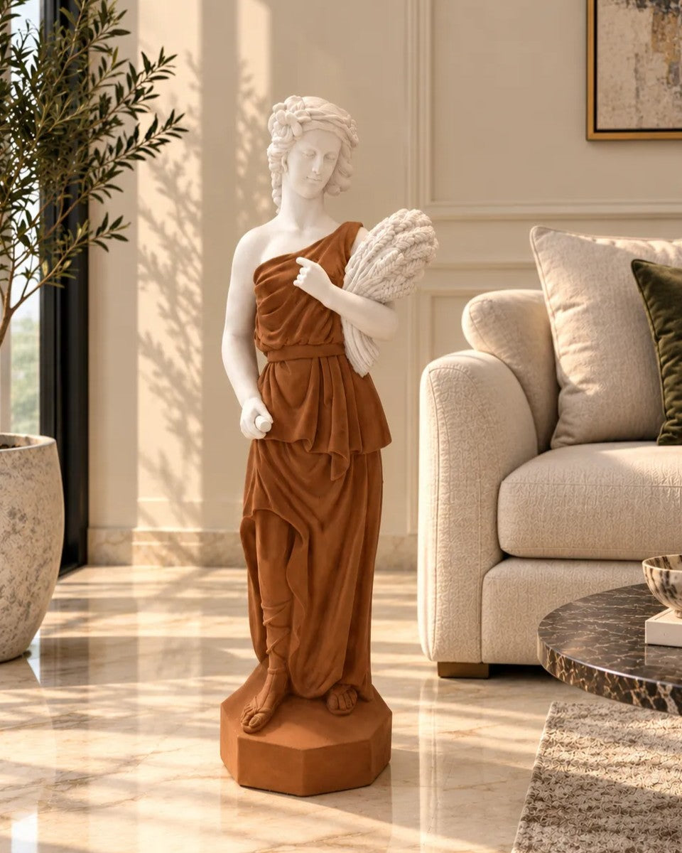 The Ceres Harvest Velvet Bust Sculpture
