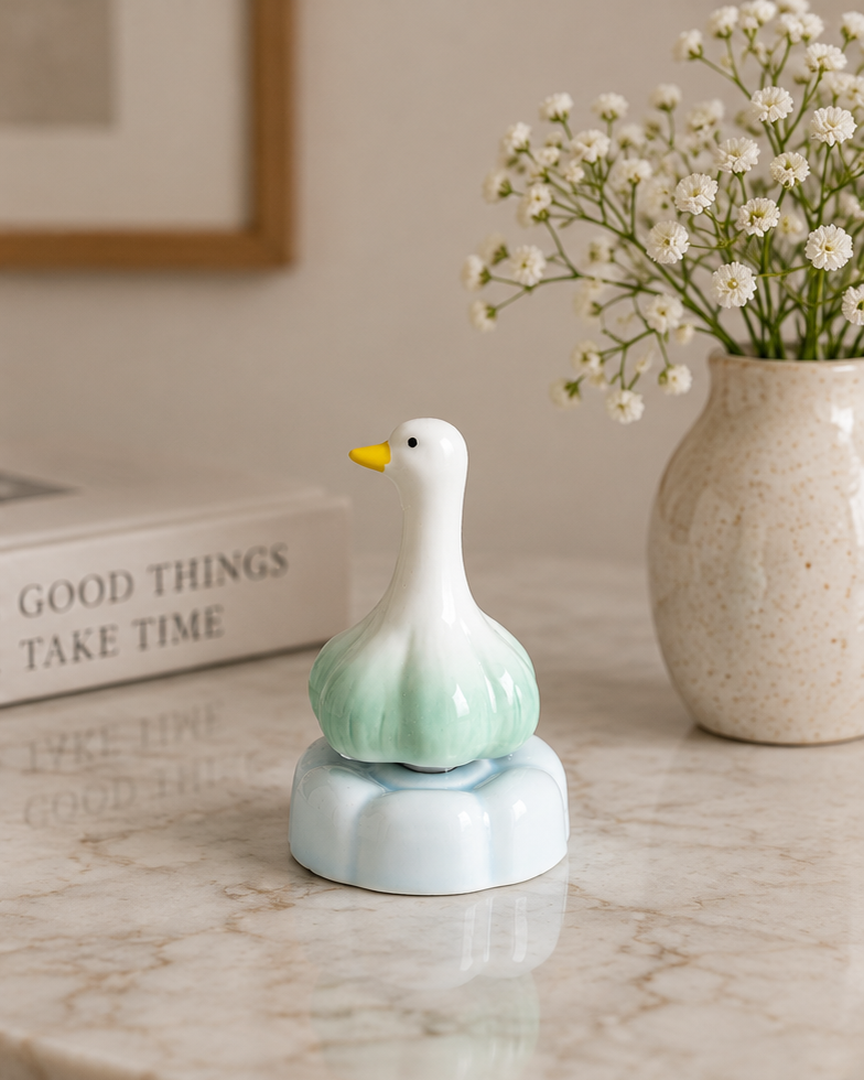 Charming Duck Tabletop Decor - Blue