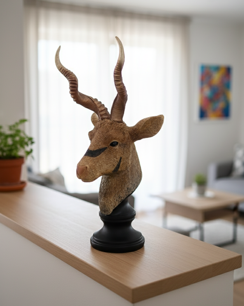 Majestic Antelope Bust Decorative Figurine 