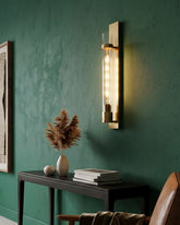 Luxe Beam Glass Wall Light 