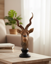 Majestic Antelope Bust Decorative Figurine