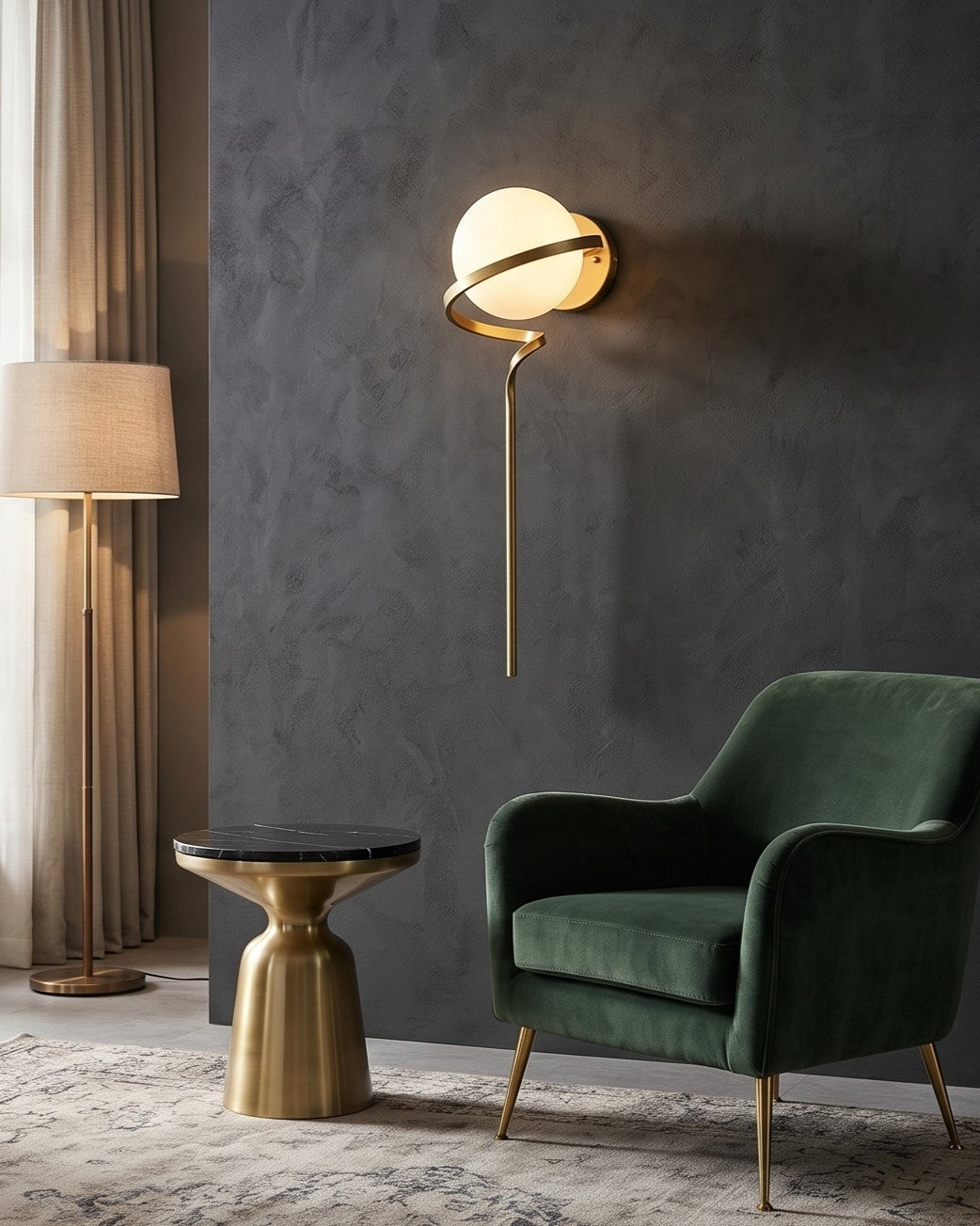 Orbit Glow Modern Wall Light 