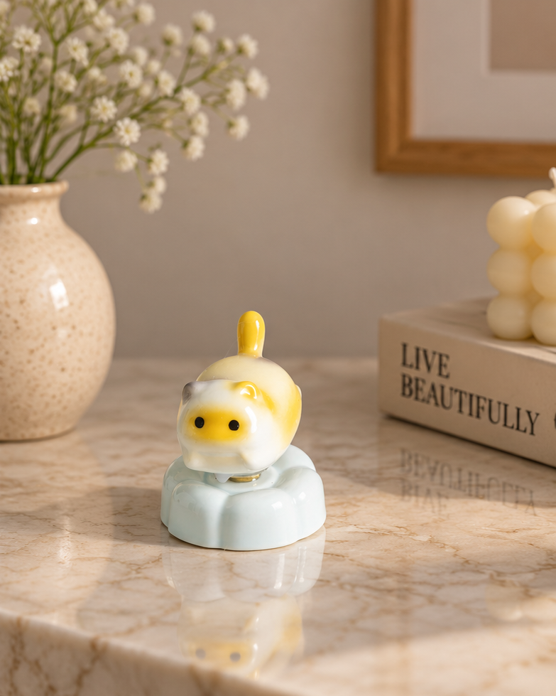 Cute Seal Tabletop Decor - Yellow