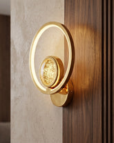Luxe Circle Glow Wall Light 