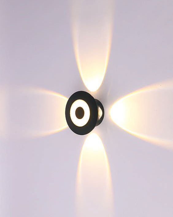 Radiant Glow Starburst Wall Light 