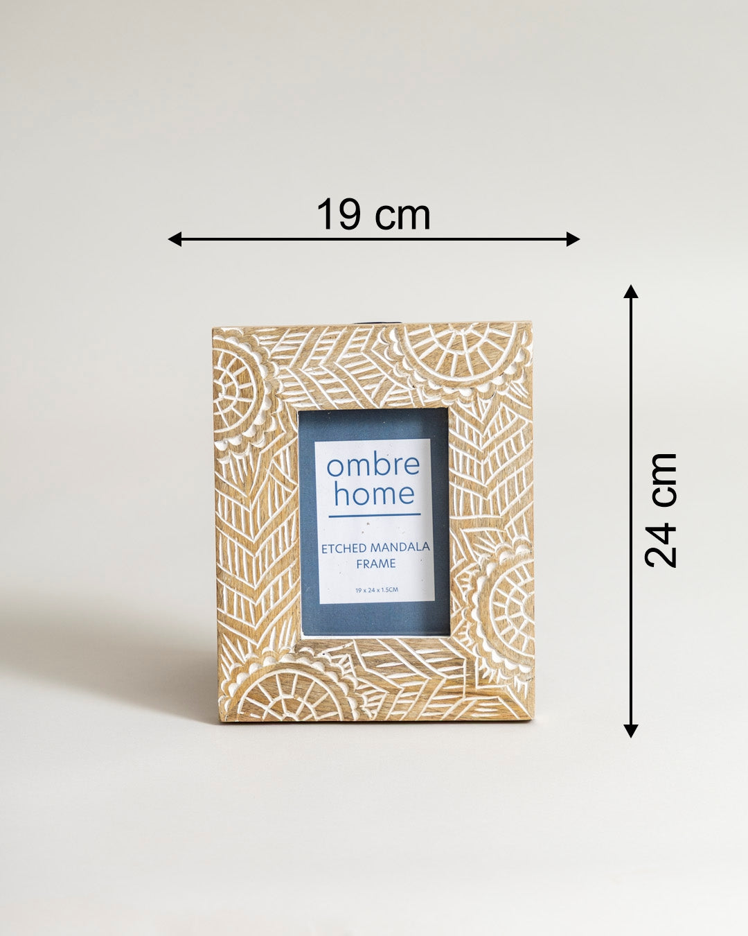 Royal Mandala Carved Photo Frame 