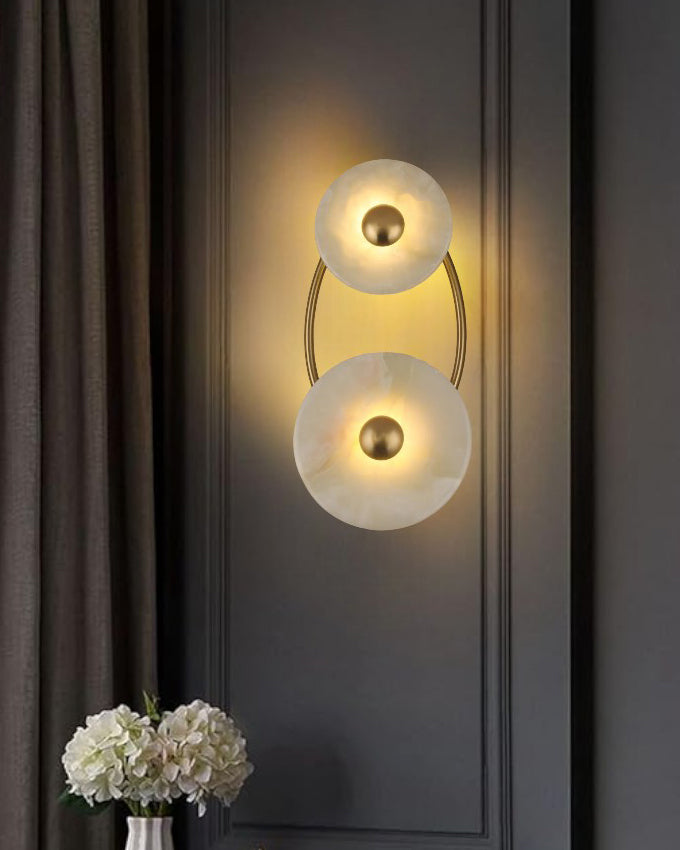 Double Head Marble Wall light 