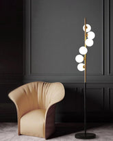 Vertical Globe Cluster Floor Lamp 