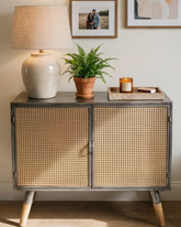 CaneNest Vintage Storage Cabinet 