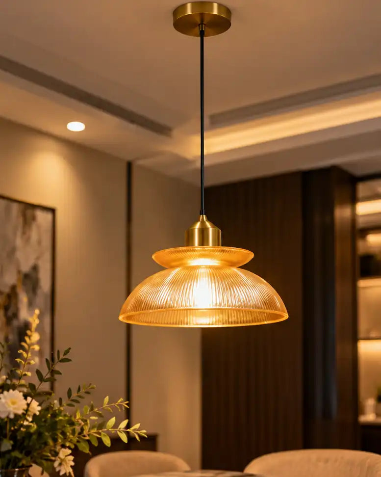 Orlena Solstice Dome Pendant Light