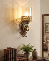 Baroque Fern Wall Lamp 