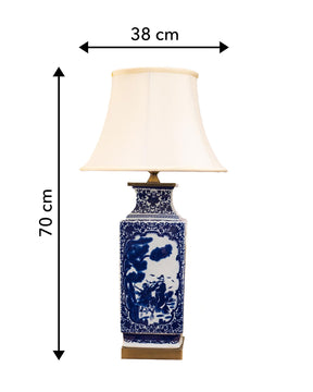 'Saldana' Porcelain Vase Table Lamp