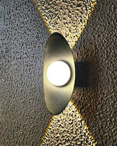 Modern Disc Up-Down Outdoor Wall Light 