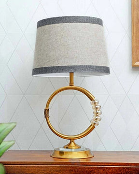 Golden Ring Table Lamp - The Decor Kart 