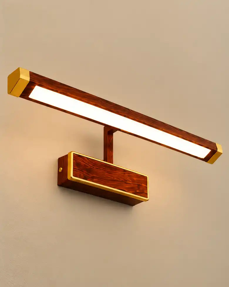 Onyx Edge Picture Wall Light - Brown