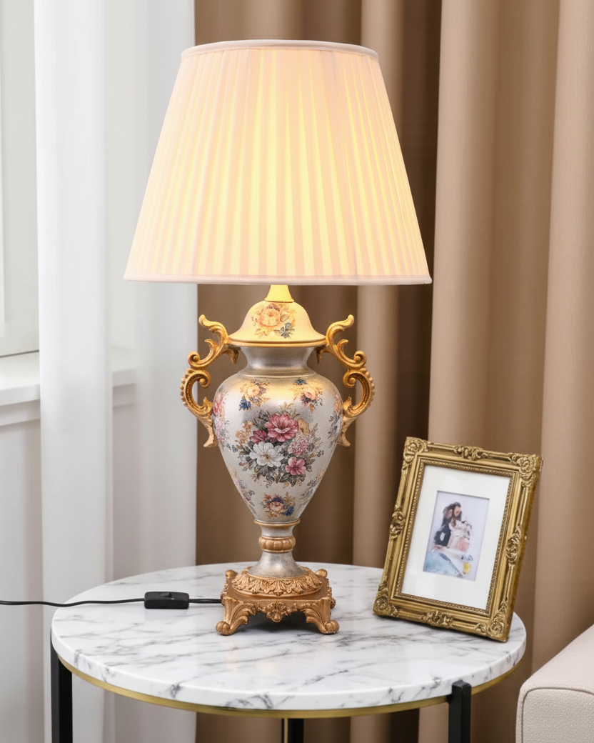 Royal Bloom Heritage Table Lamp 