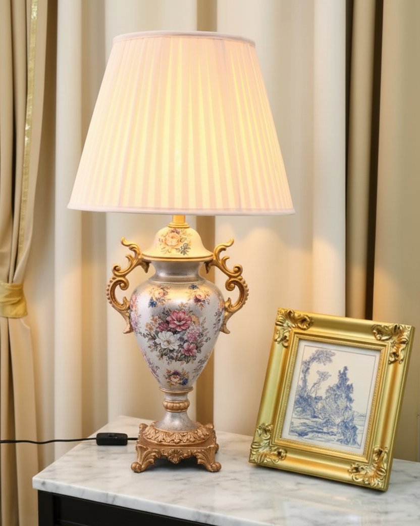 Royal Bloom Heritage Table Lamp 