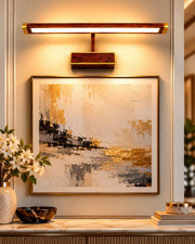 Onyx Edge Picture Wall Light - Brown