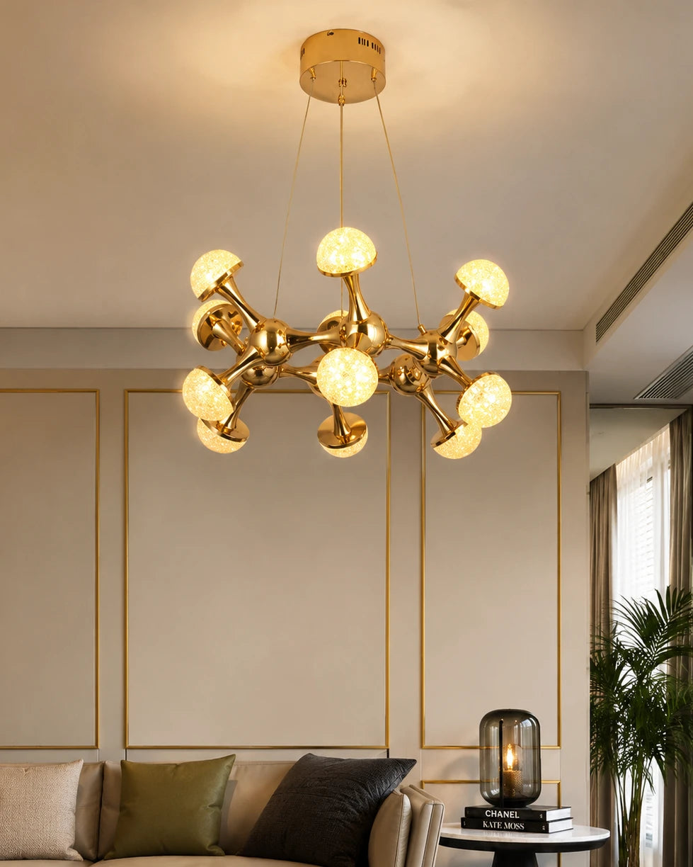 Astrielle Orbit Globe Chandelier - 12 Light 
