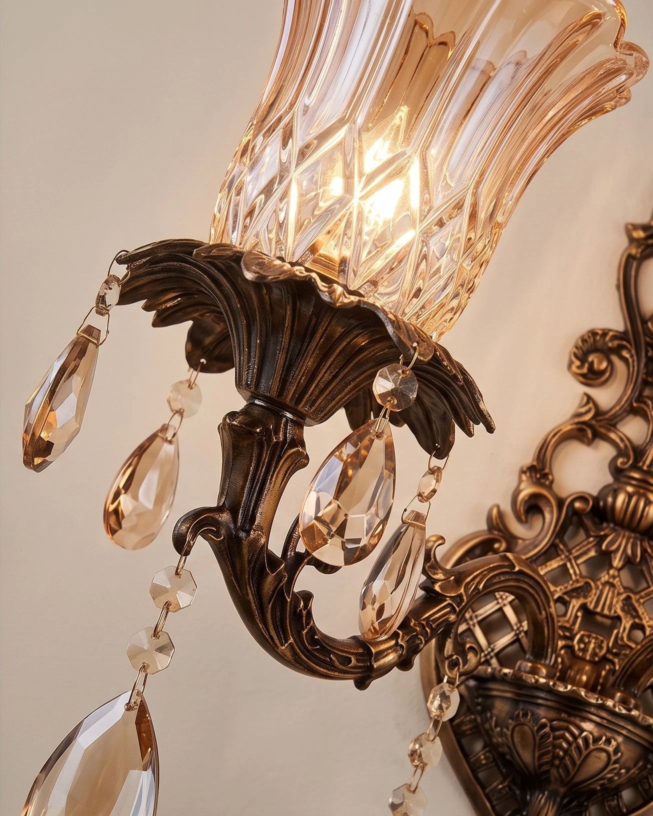 Vintage Baroque Wall Light - 2 Light 