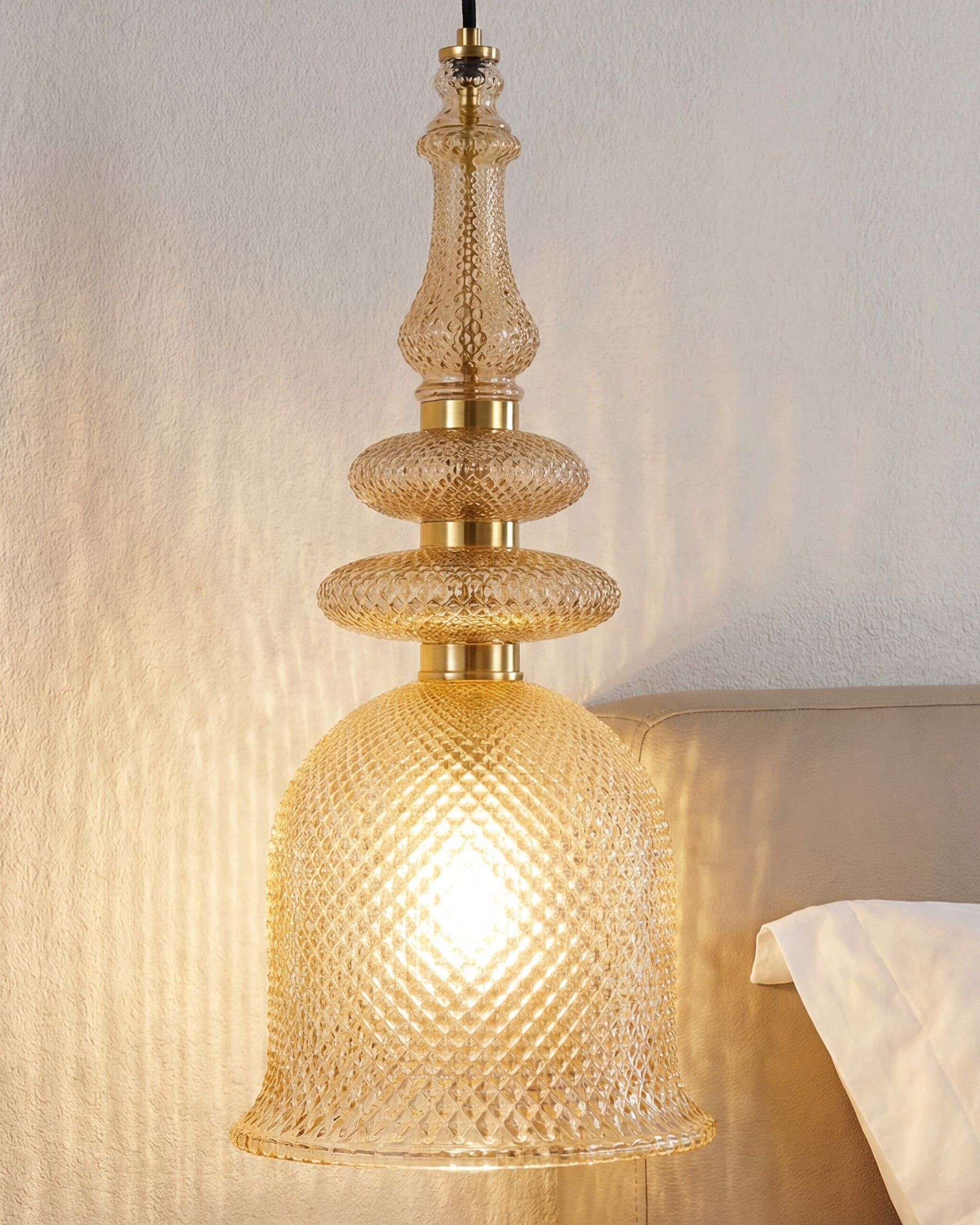 Crestoria Jewel Pendant Light - Amber 