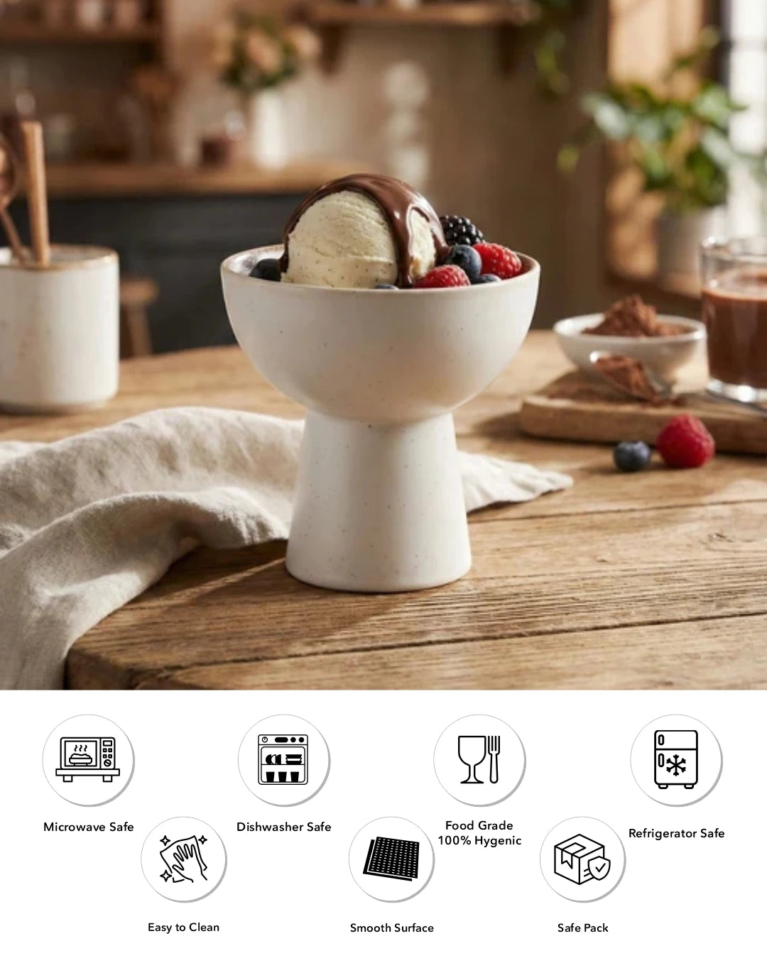 Artisan Glazed Dessert Bowl 