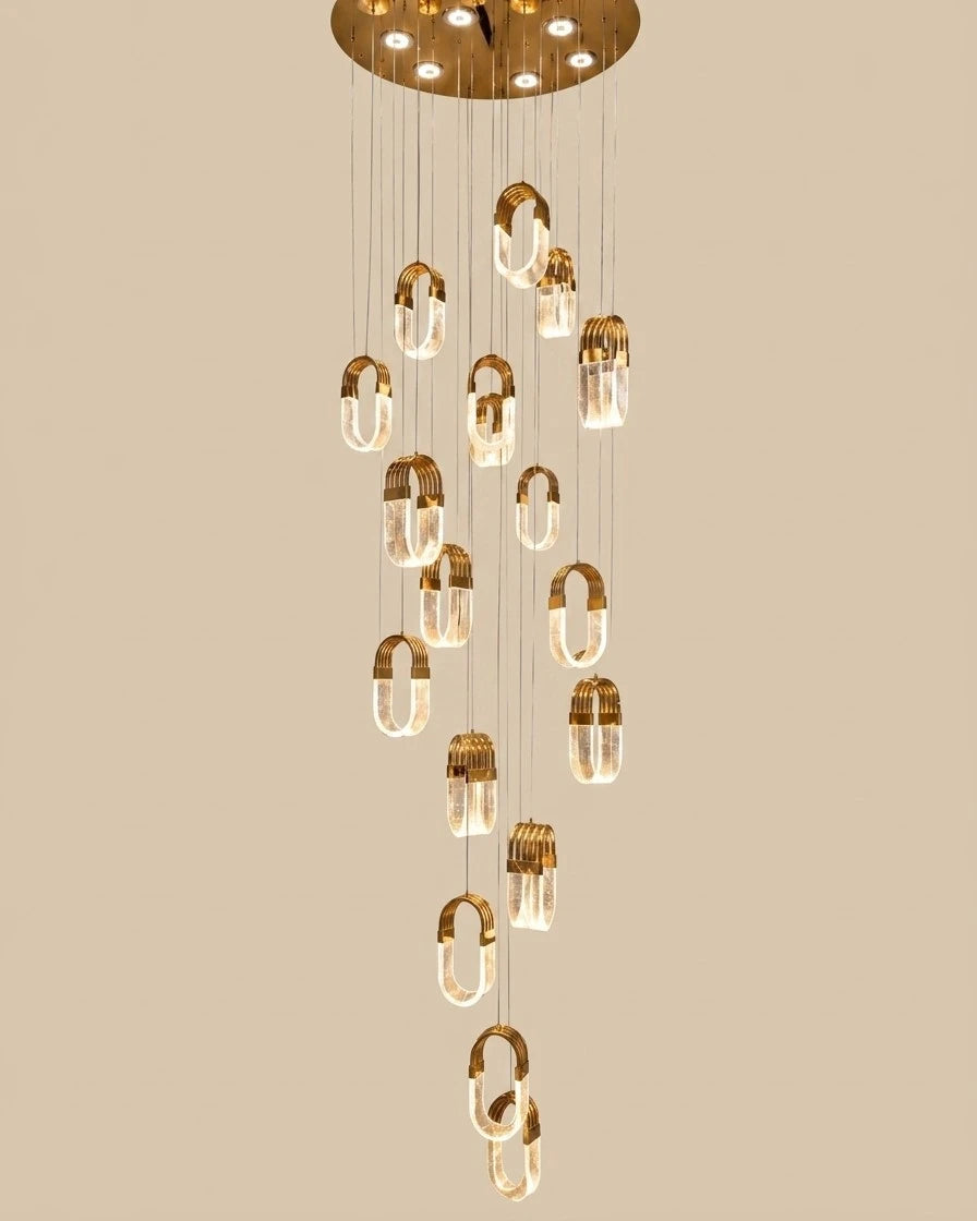Grand Staircase Spiral Chandelier 