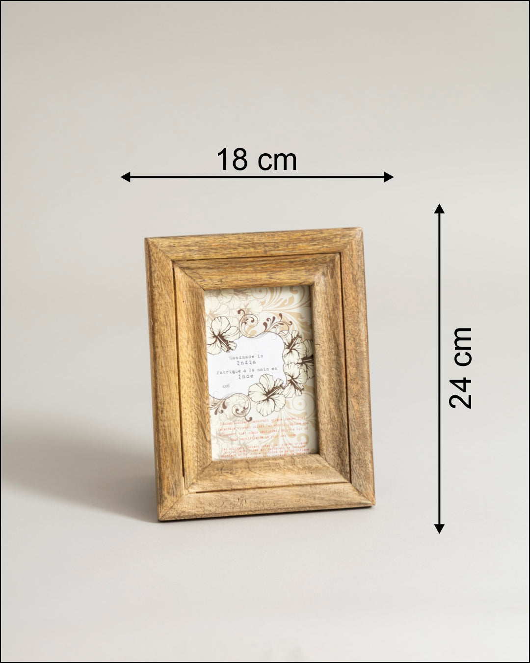 Rustic Natural Wood Photo Frame 