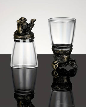 Animal Head Shooters Bronze - Set of 12 - The Decor Kart 