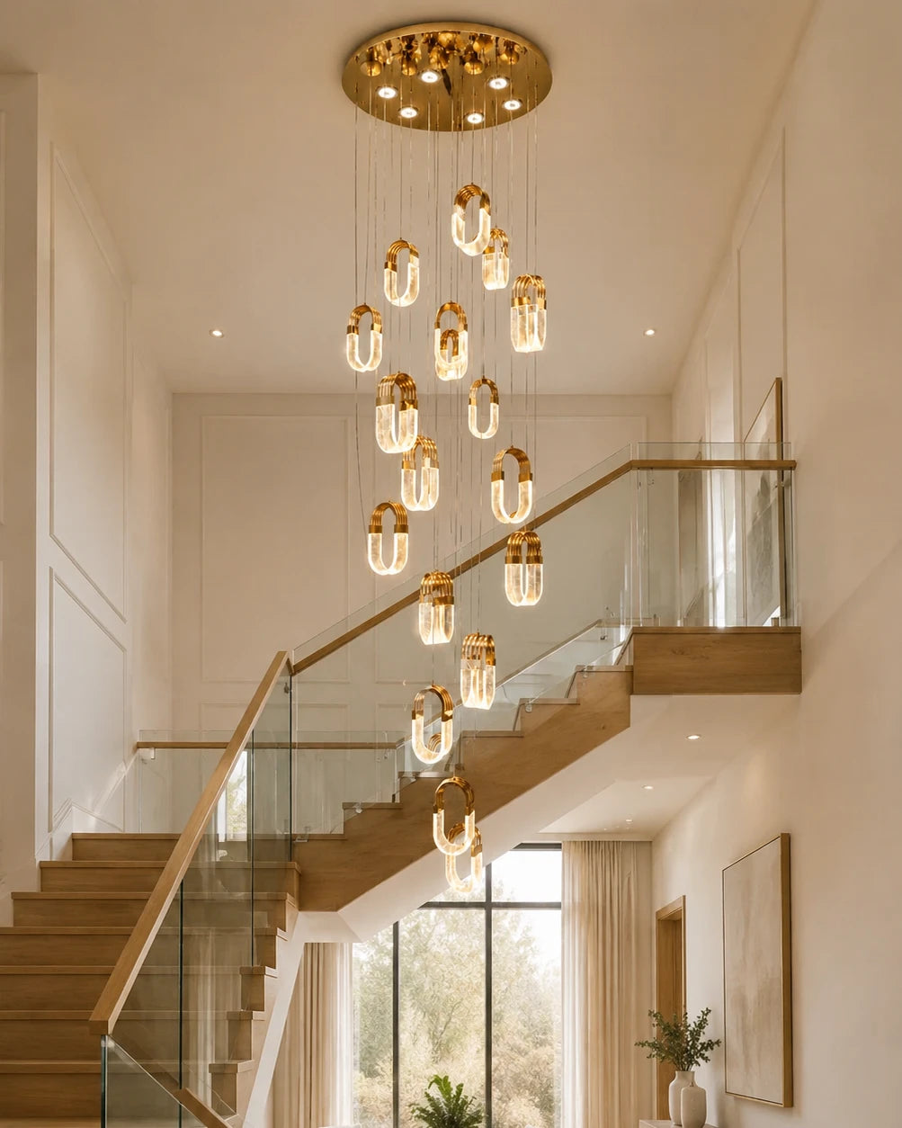 Grand Staircase Spiral Chandelier 