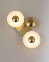 Modern Golden Orb Wall Light 