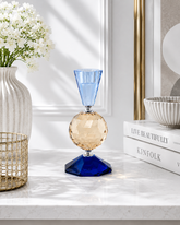 Midnight Spherical Crystal Candle Holder 