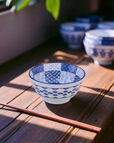 Midnight Mosaic Ceramic Bowl 