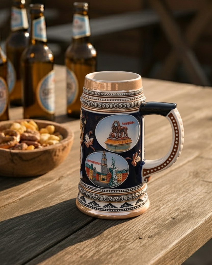 Belgian Royal Vintage Stein Beer Mug 