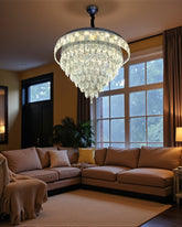 Celestial Rainfall Crystal Chandelier - 600MM 
