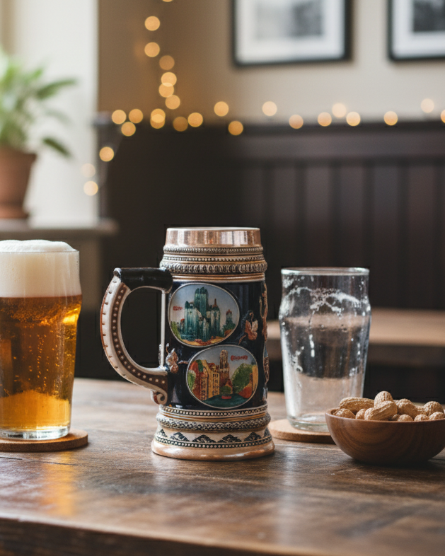 Belgian Royal Vintage Stein Beer Mug 