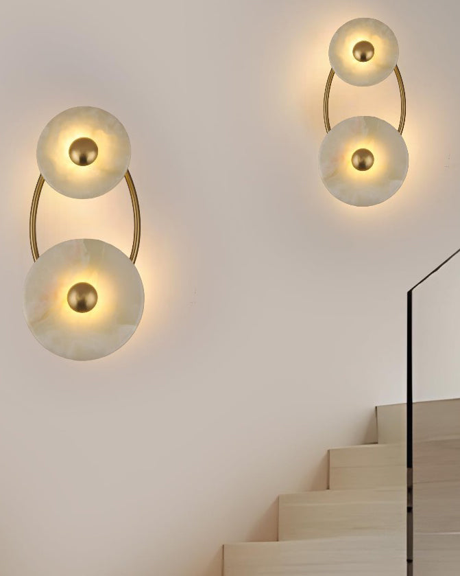 Double Head Marble Wall light 