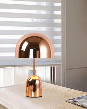 Mushroom Luxury Rose Gold Table Lamp