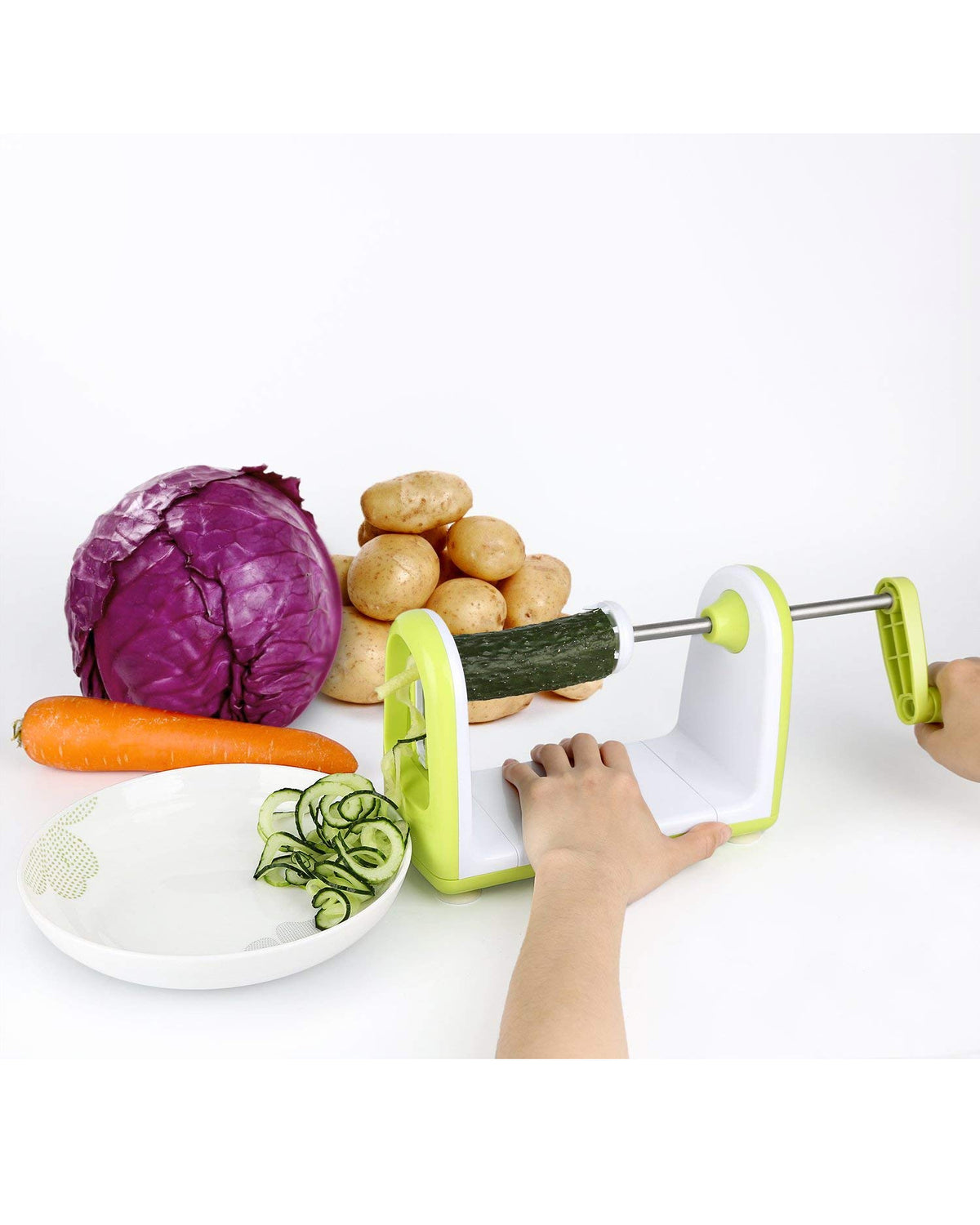 5 Blade Spiral Fruit Vegetable Slicer - The Decor Kart