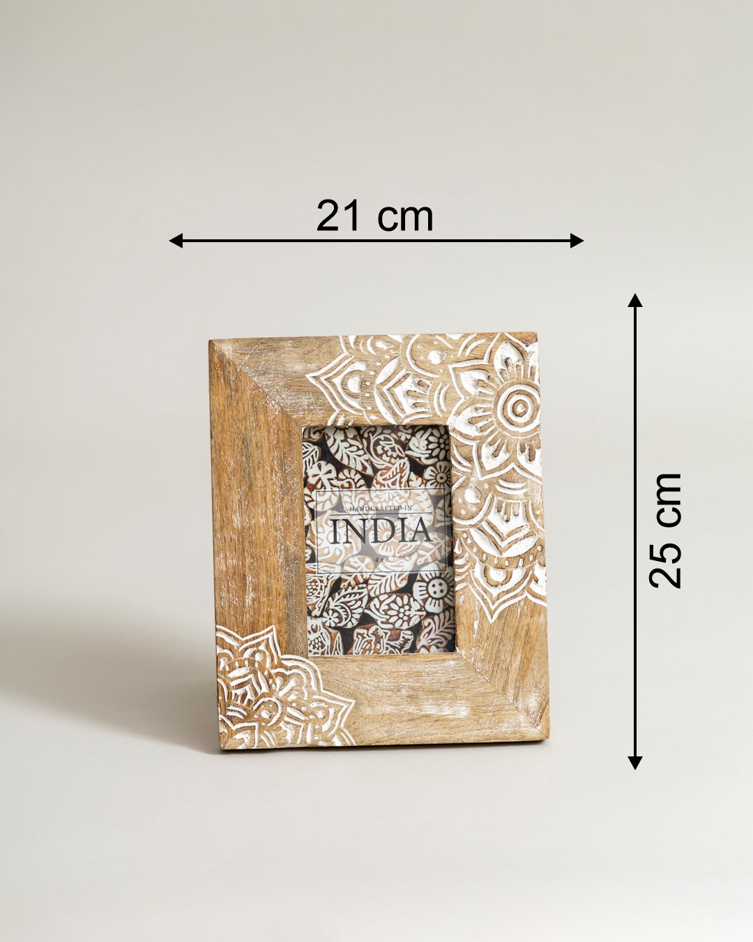 Floral Heritage Wooden Photo Frame 