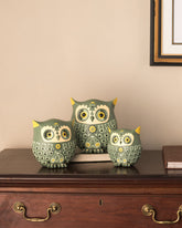 Adorable Owl Figurines - Set of 3 - The Decor Kart 