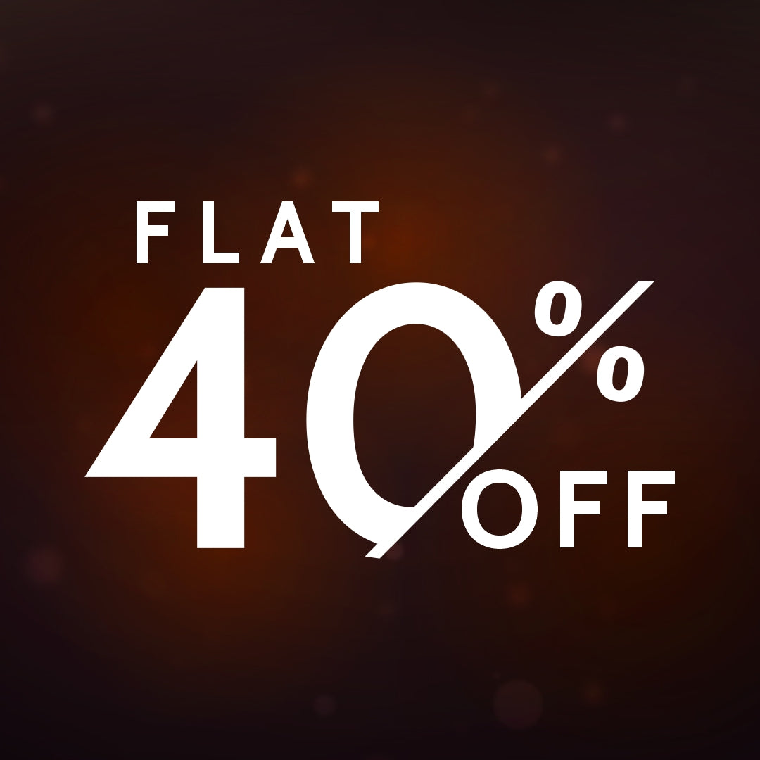 Flat 40% Off